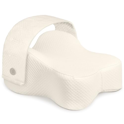Tuajixz Knee Pillow for Side Sleepers, Cream