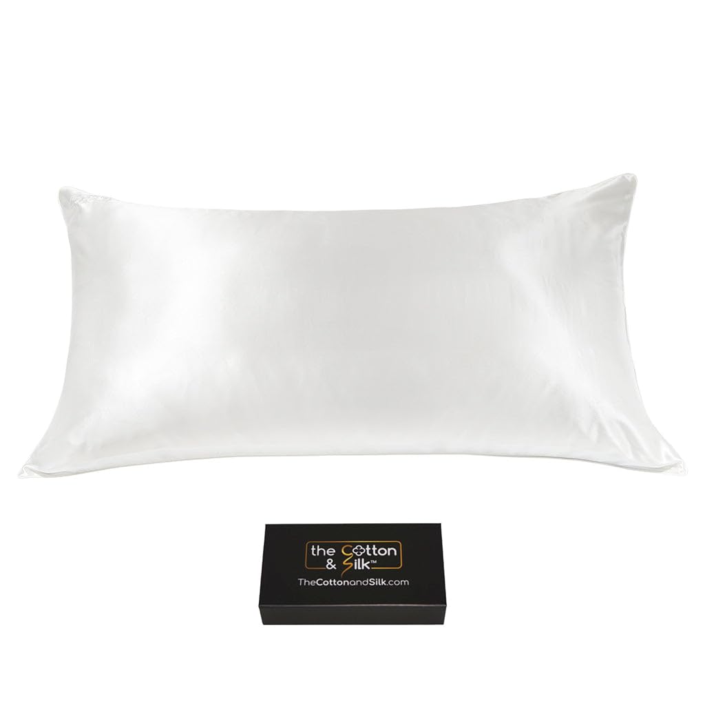 THE COTTON & SILK 22 Momme Mulberry Silk Pillowcase