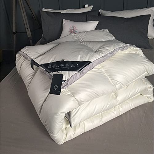 100% Goose Down Queen Duvet – Winter Weight, Beige
