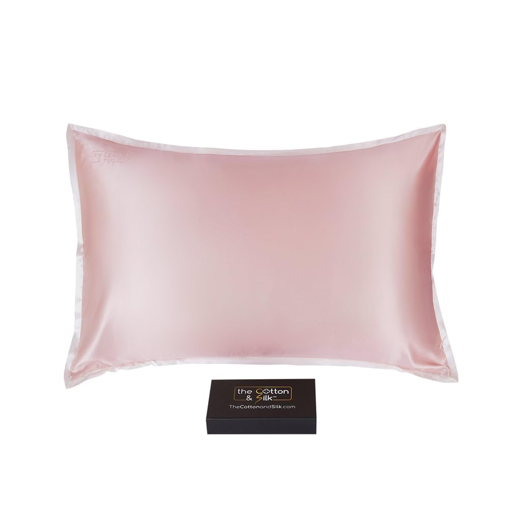 THE COTTON & SILK 22 Momme Mulberry Silk Pillowcase