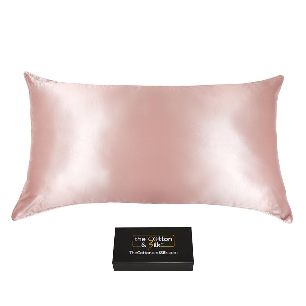 THE COTTON & SILK 22 Momme Mulberry Silk Pillowcase