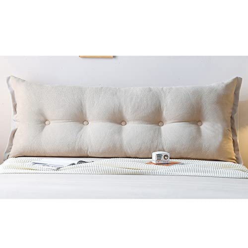 Large Headboard Backrest Pillow – Long Bed Support Cushion