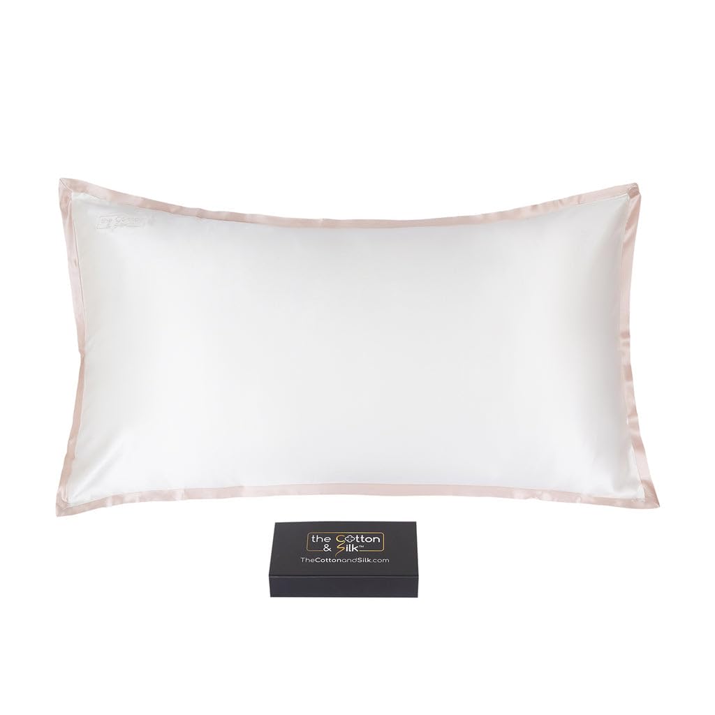 THE COTTON & SILK 22 Momme Mulberry Silk Pillowcase