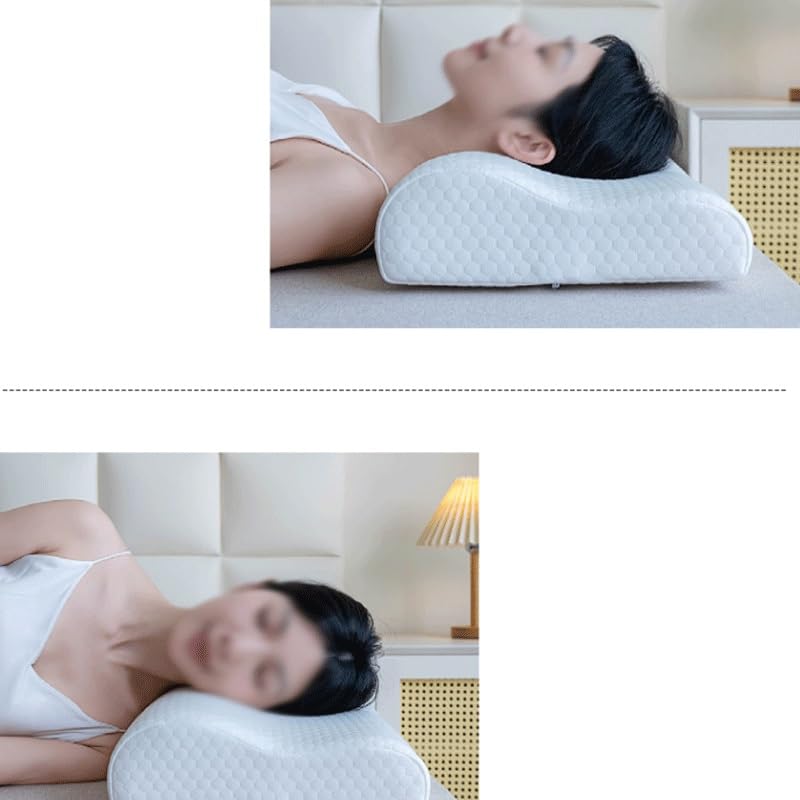 Knitted Cotton Slow-Rebound Neck Support Pillow