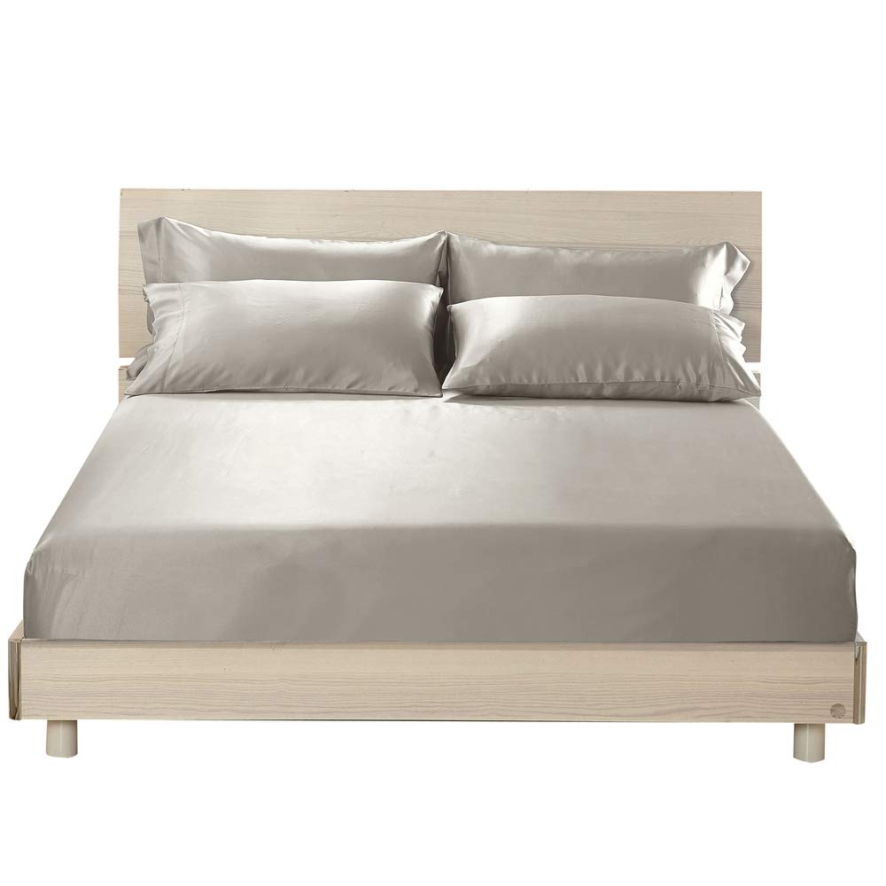 100% Mulberry Silk Fitted Sheet Set