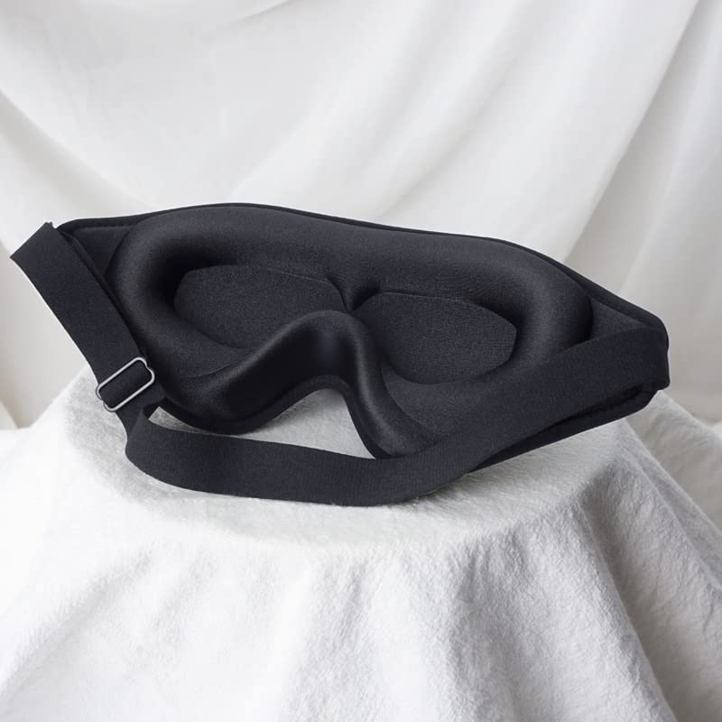 3D Contoured Blackout Sleep Mask for Travel