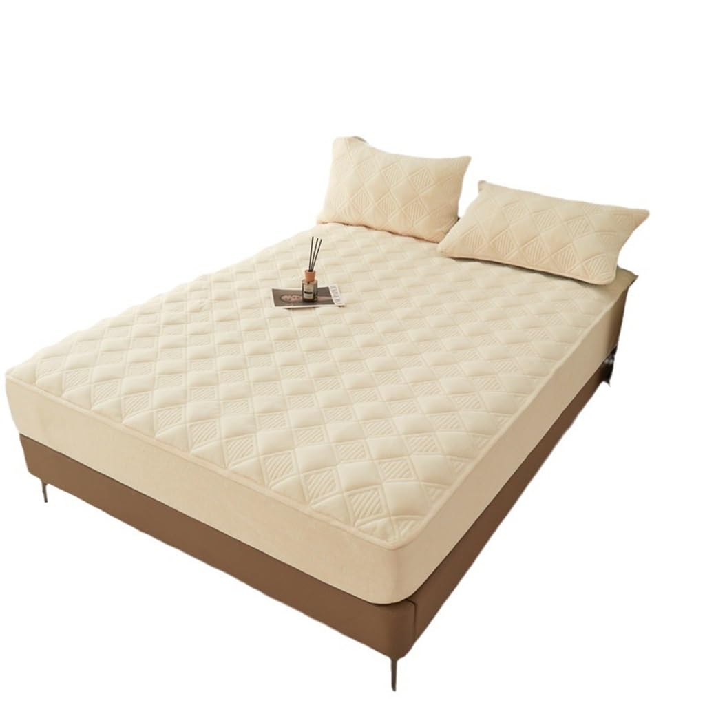 Velvet Thermal Mattress Cover – Plush Winter Bedding