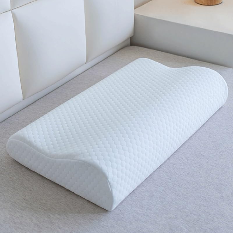 Knitted Cotton Slow-Rebound Neck Support Pillow