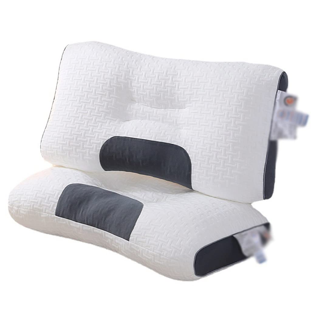 EDFGVH Care Neck Protection Knitted Cotton Pillow Core Single Adult Will Pin