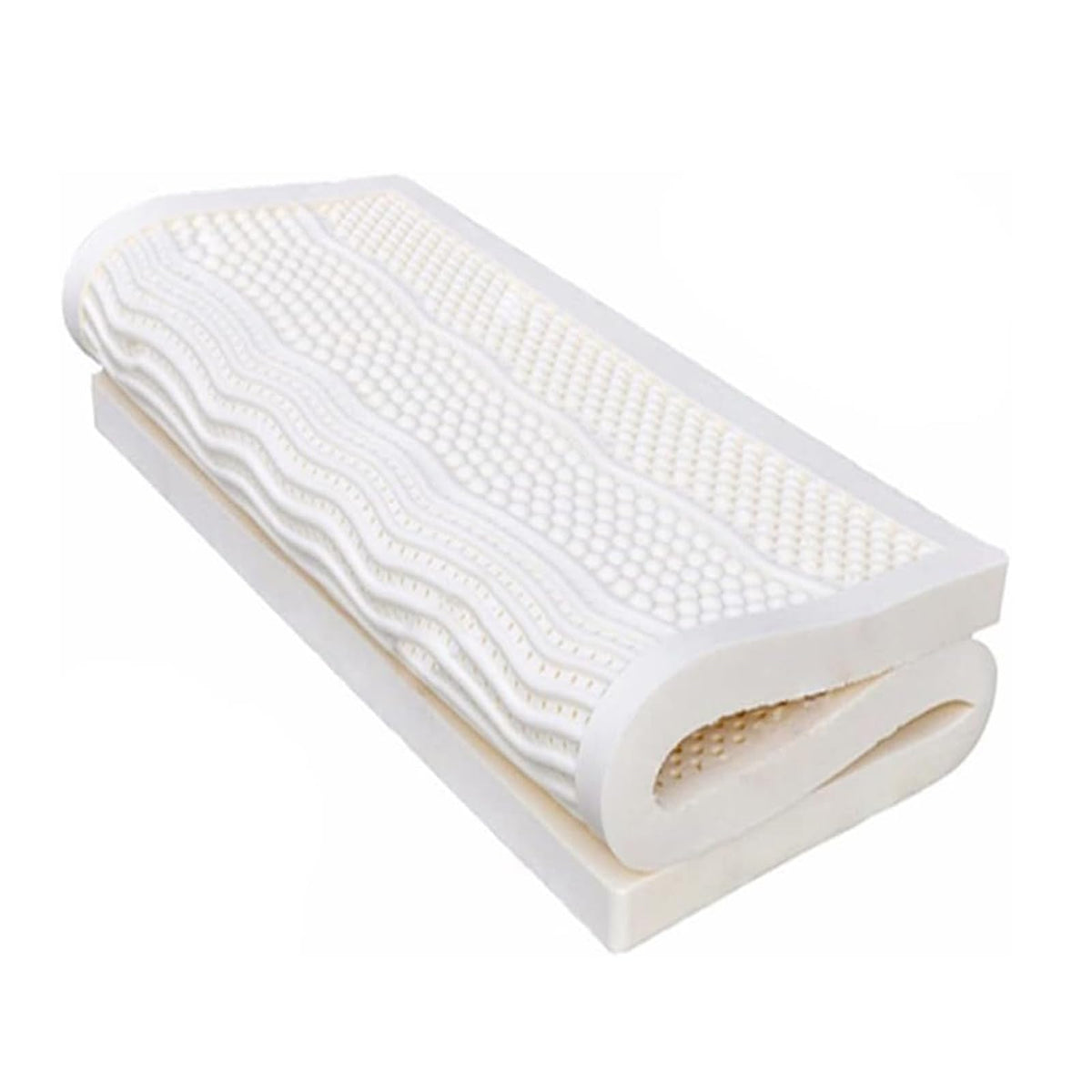 4" Natural Latex Mattress Topper with Removable Washable Cover