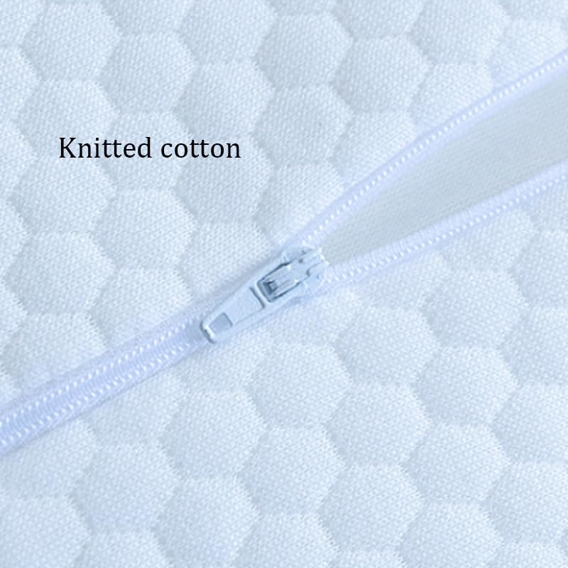 Knitted Cotton Slow-Rebound Neck Support Pillow