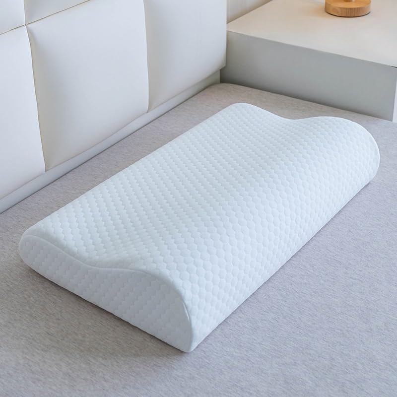 Knitted Cotton Slow-Rebound Neck Support Pillow