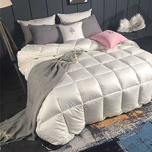 100% Goose Down Queen Duvet – Winter Weight, Beige