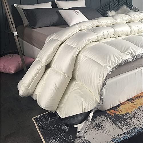 100% Goose Down Queen Duvet – Winter Weight, Beige