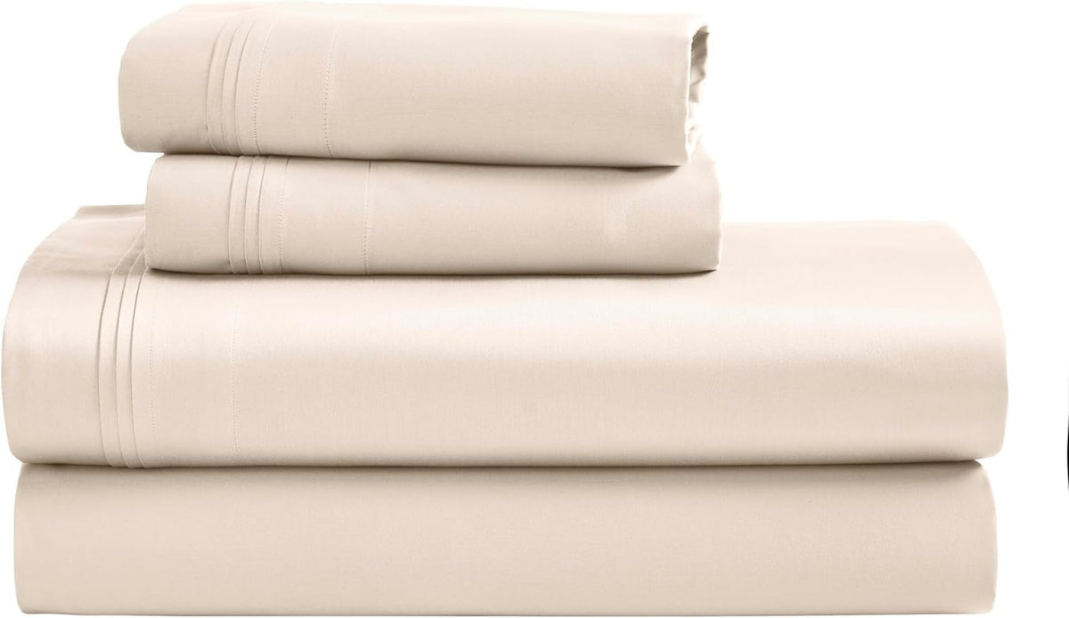 1500 Thread Count Egyptian Cotton 4-Piece Sheet Set – Deep Pocket, Queen, Grey