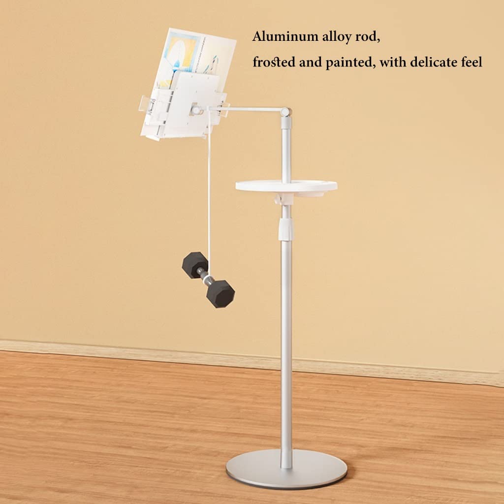 Adjustable Floor Book Stand for Bed Reading – Height & Angle Adjustable