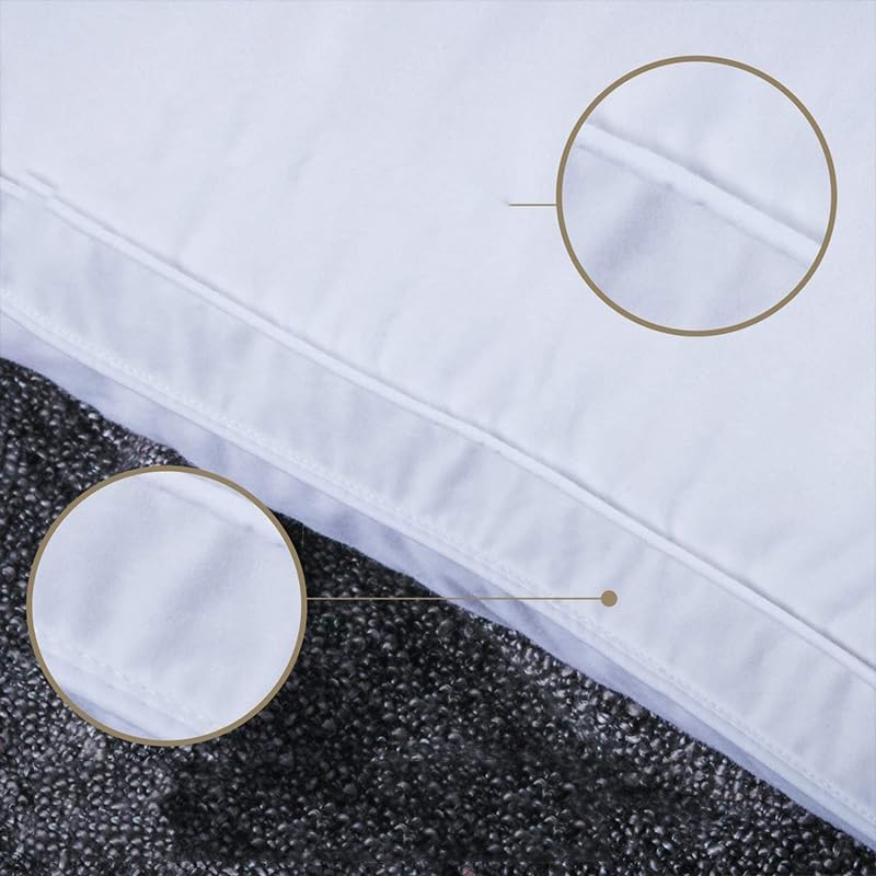 2-Piece Goose Down Sleeping Pillow Set – Cotton Cover