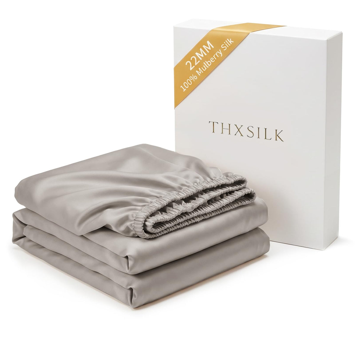 22 Momme Mulberry Silk Fitted Sheet – 16" Deep Pocket