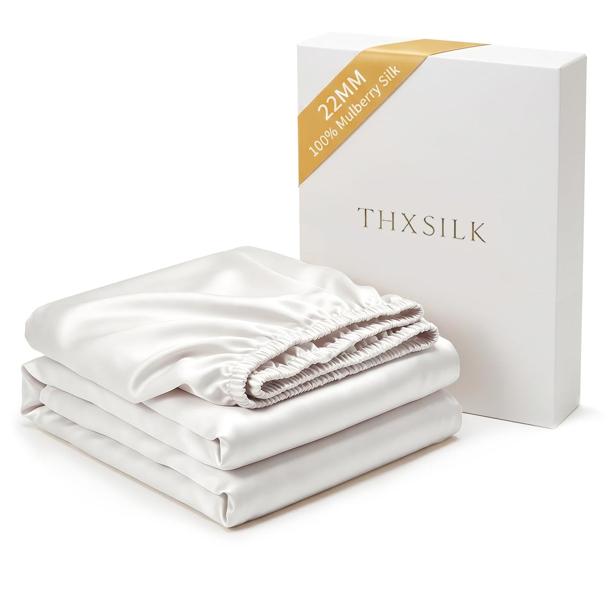 22 Momme Mulberry Silk Fitted Sheet – 16" Deep Pocket