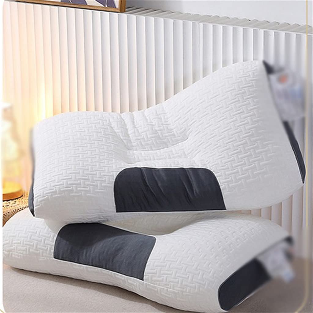 EDFGVH Care Neck Protection Knitted Cotton Pillow Core Single Adult Will Pin