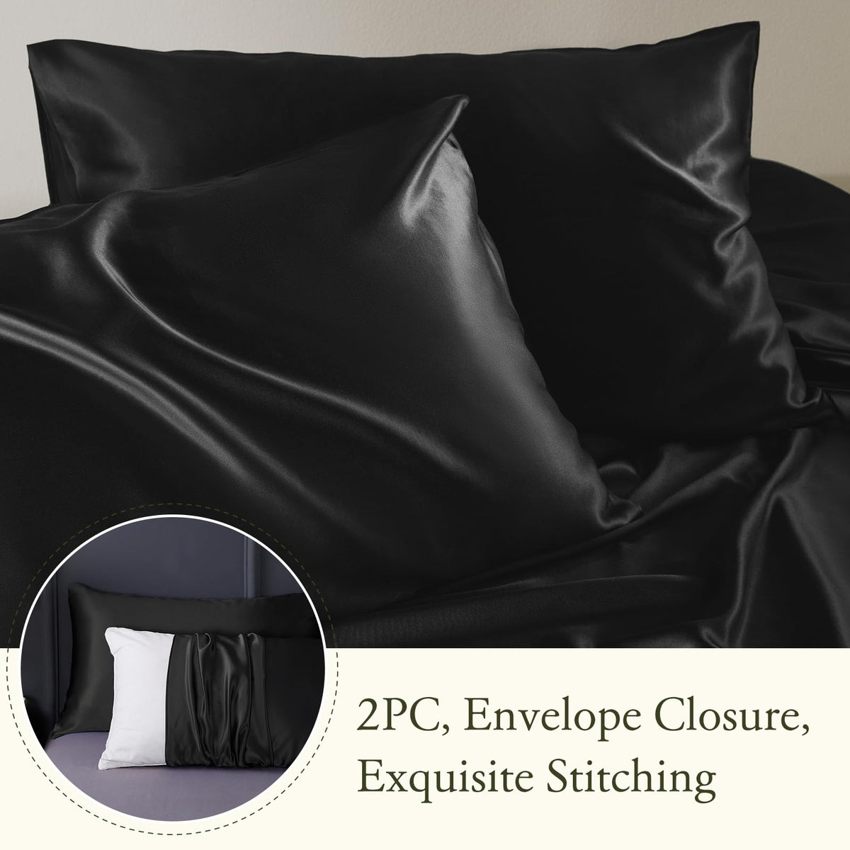 100% Mulberry Silk Fitted Sheet Set