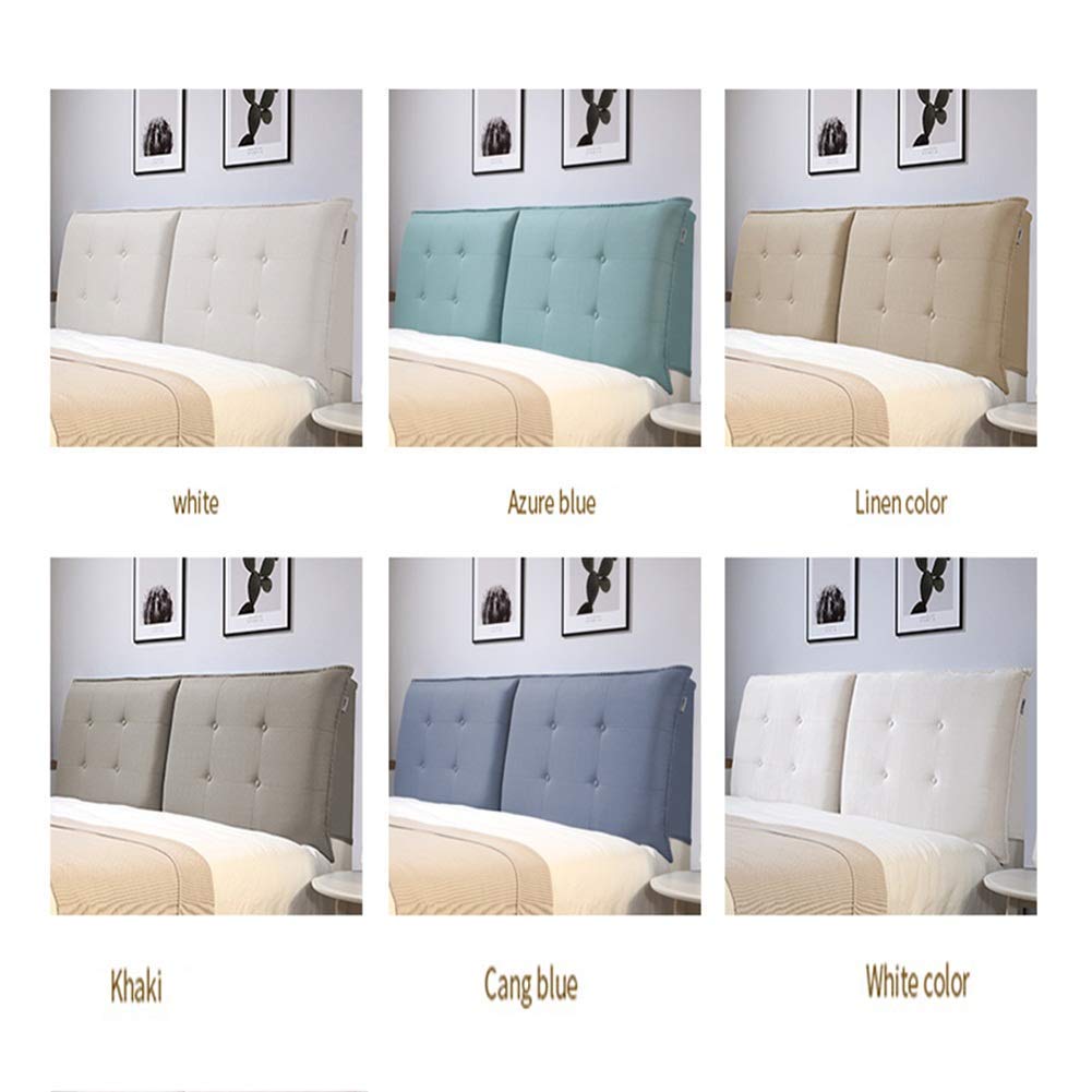 Large Headboard Reading Backrest Cushion – 200 × 60 × 10 cm