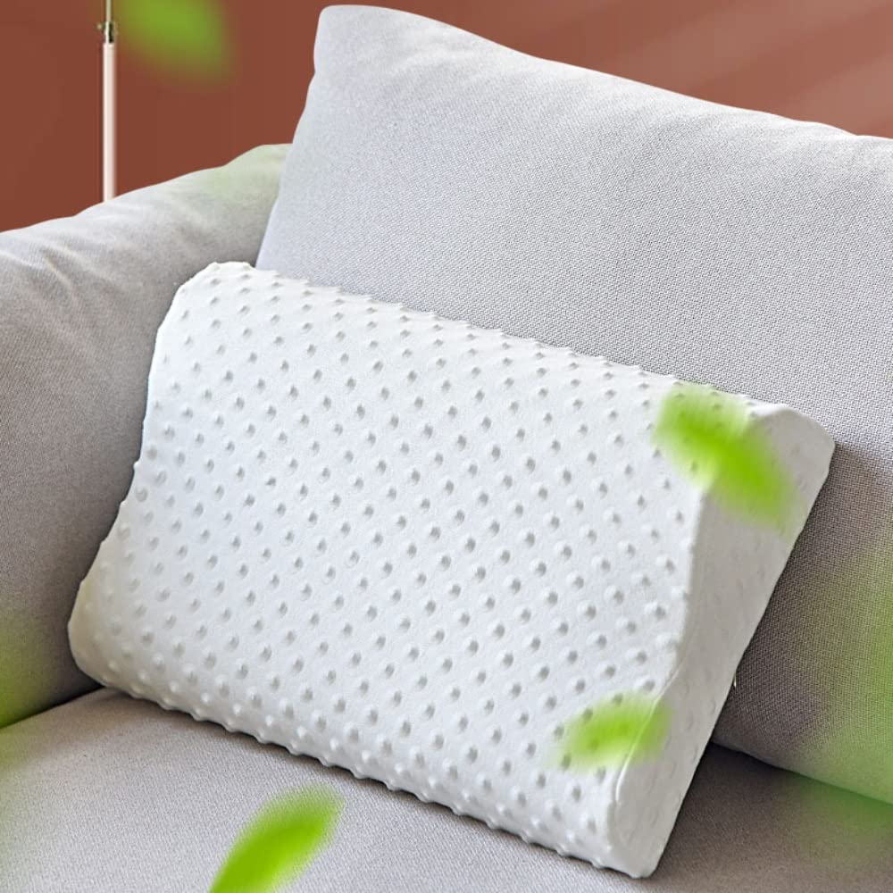 Slow-Rebound Memory Foam Cervical Neck Pillow