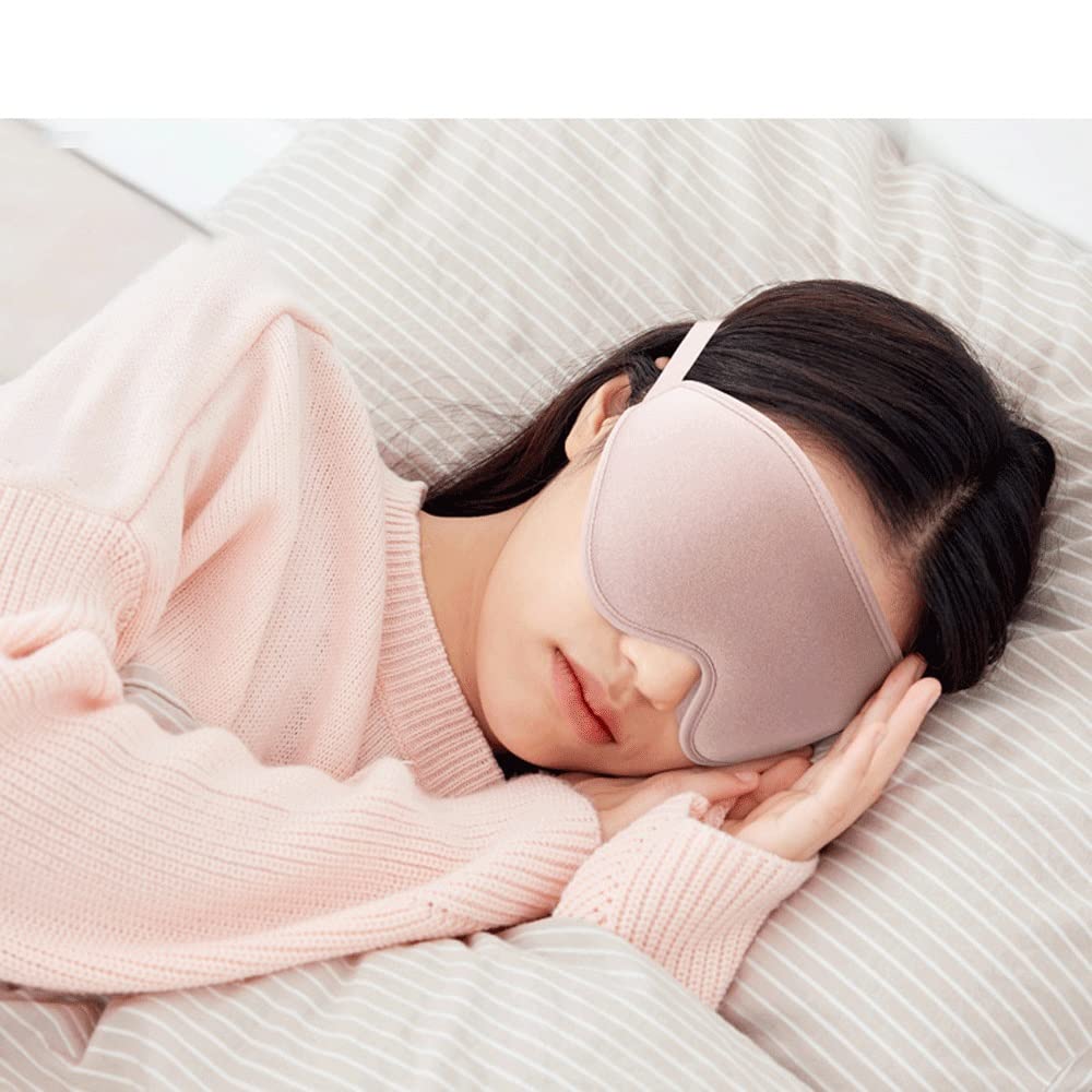 3D Contoured Sleep Mask – Adjustable & Comfortable
