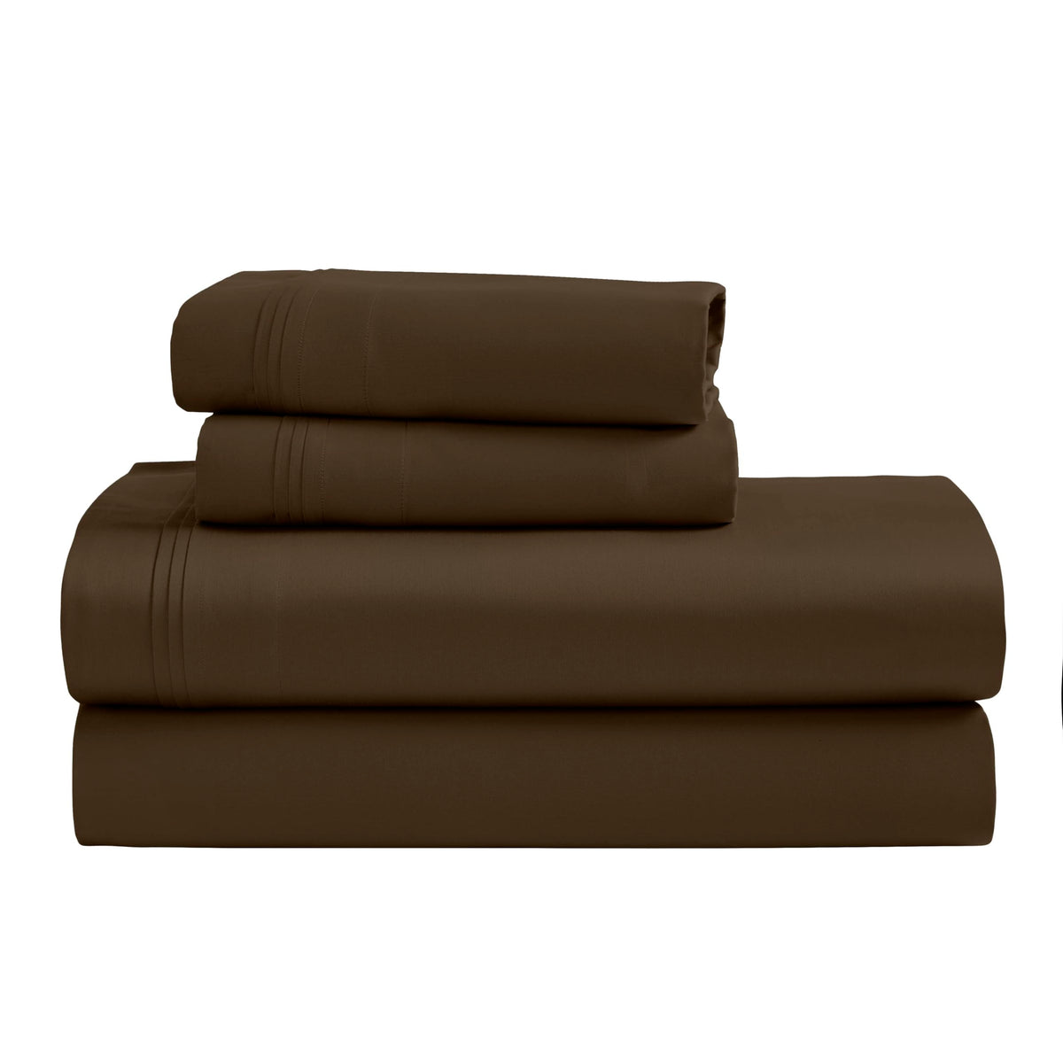 1500 Thread Count Egyptian Cotton 4-Piece Sheet Set – Deep Pocket, Queen, Grey