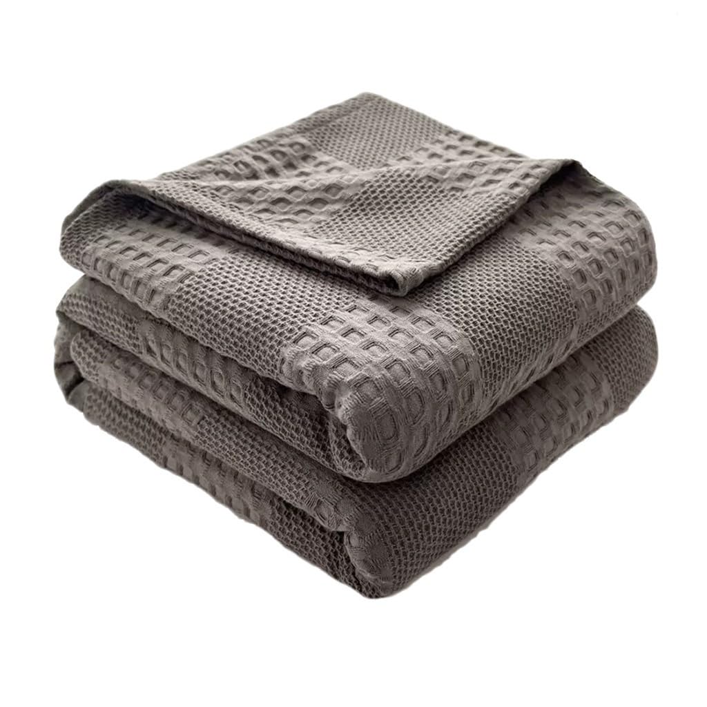 Lightweight Woven Cotton Blanket – Spring & Summer