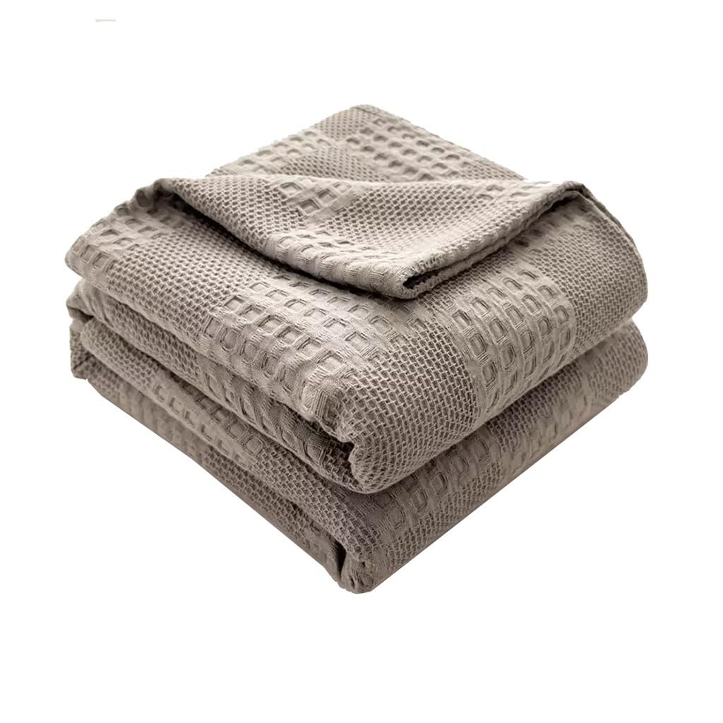 Lightweight Woven Cotton Blanket – Spring & Summer