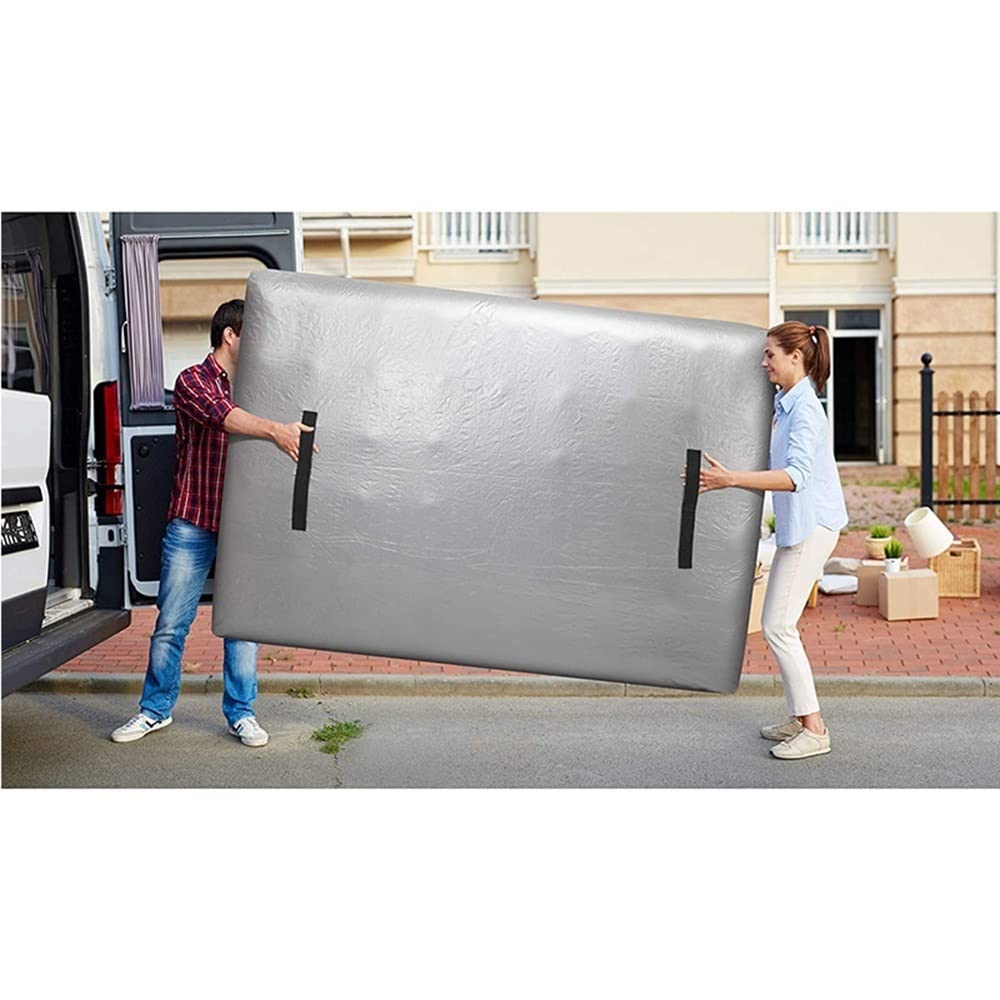 Extra-Thick Reusable Queen Mattress Moving Bag with Handles & Zipper