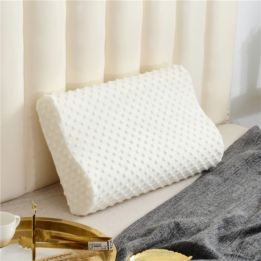 Slow-Rebound Memory Foam Cervical Neck Pillow