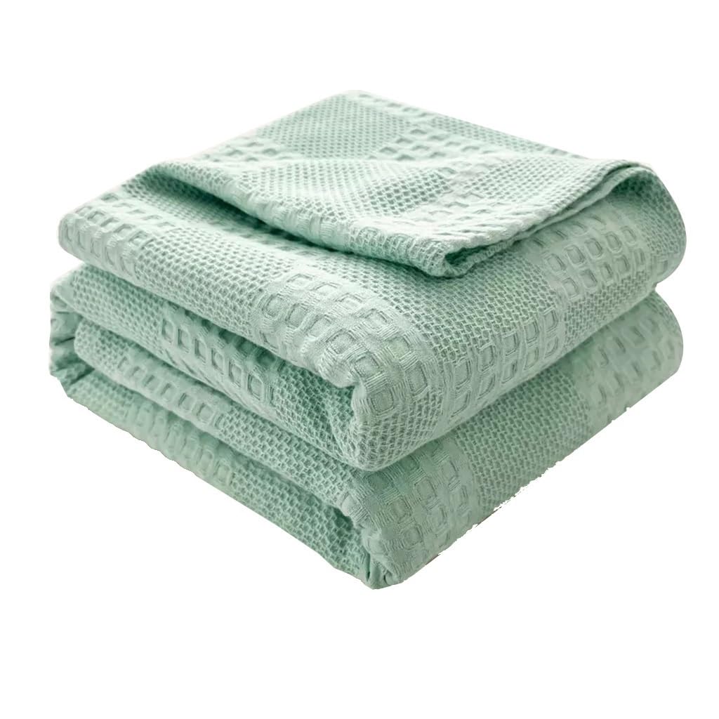 Lightweight Woven Cotton Blanket – Spring & Summer
