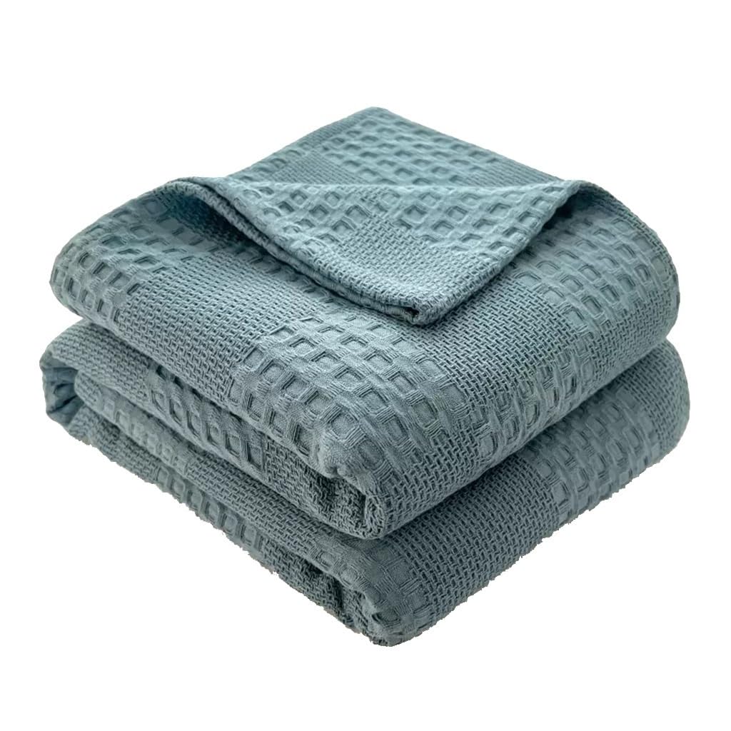 Lightweight Woven Cotton Blanket – Spring & Summer