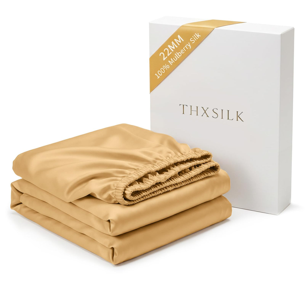 22 Momme Mulberry Silk Fitted Sheet – 16" Deep Pocket