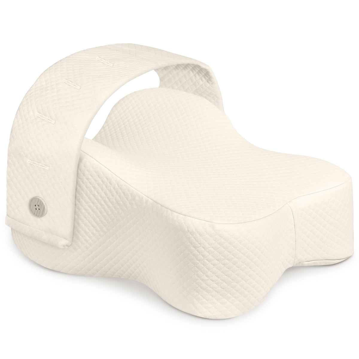 Tuajixz Knee Pillow for Side Sleepers, Cream