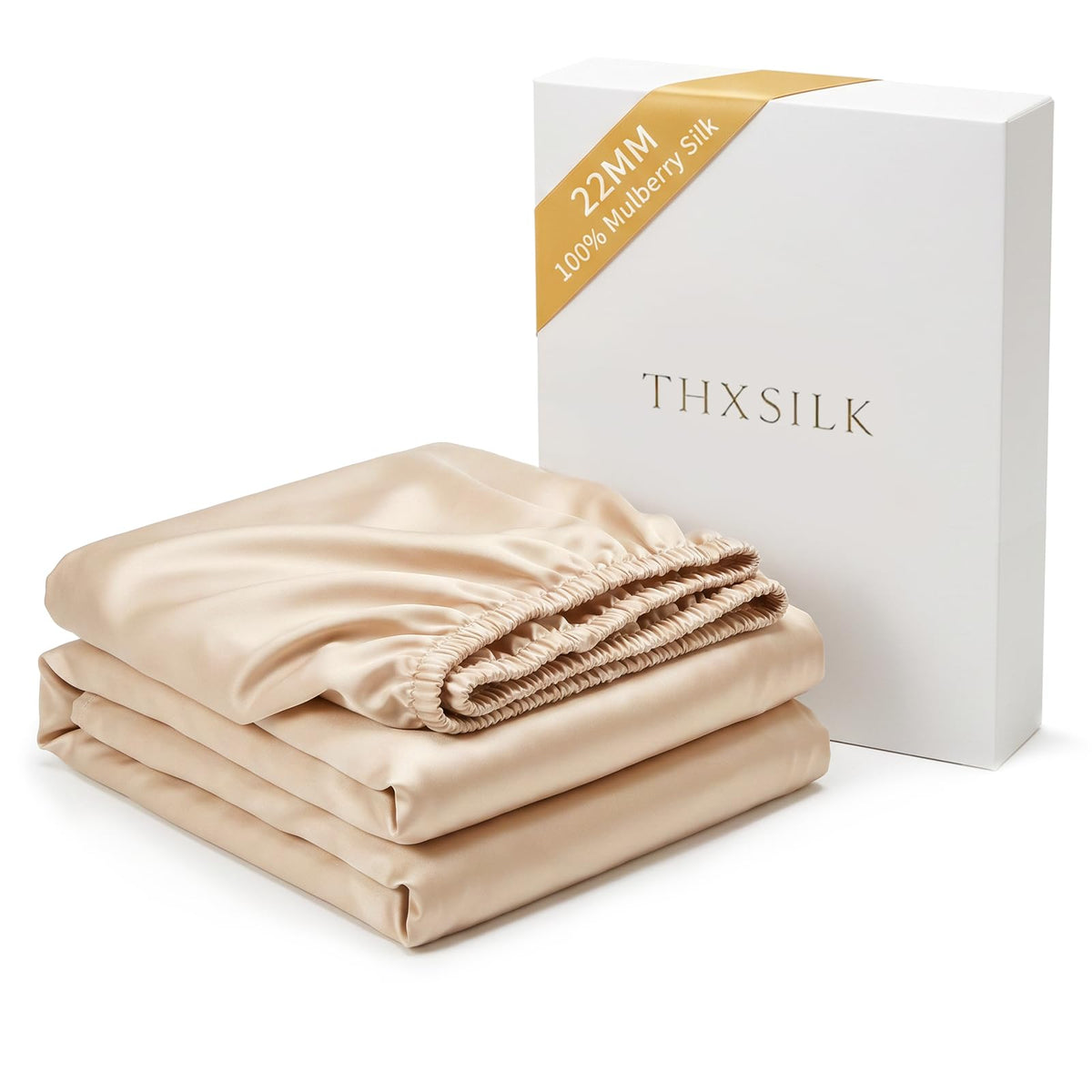 22 Momme Mulberry Silk Fitted Sheet – 16" Deep Pocket