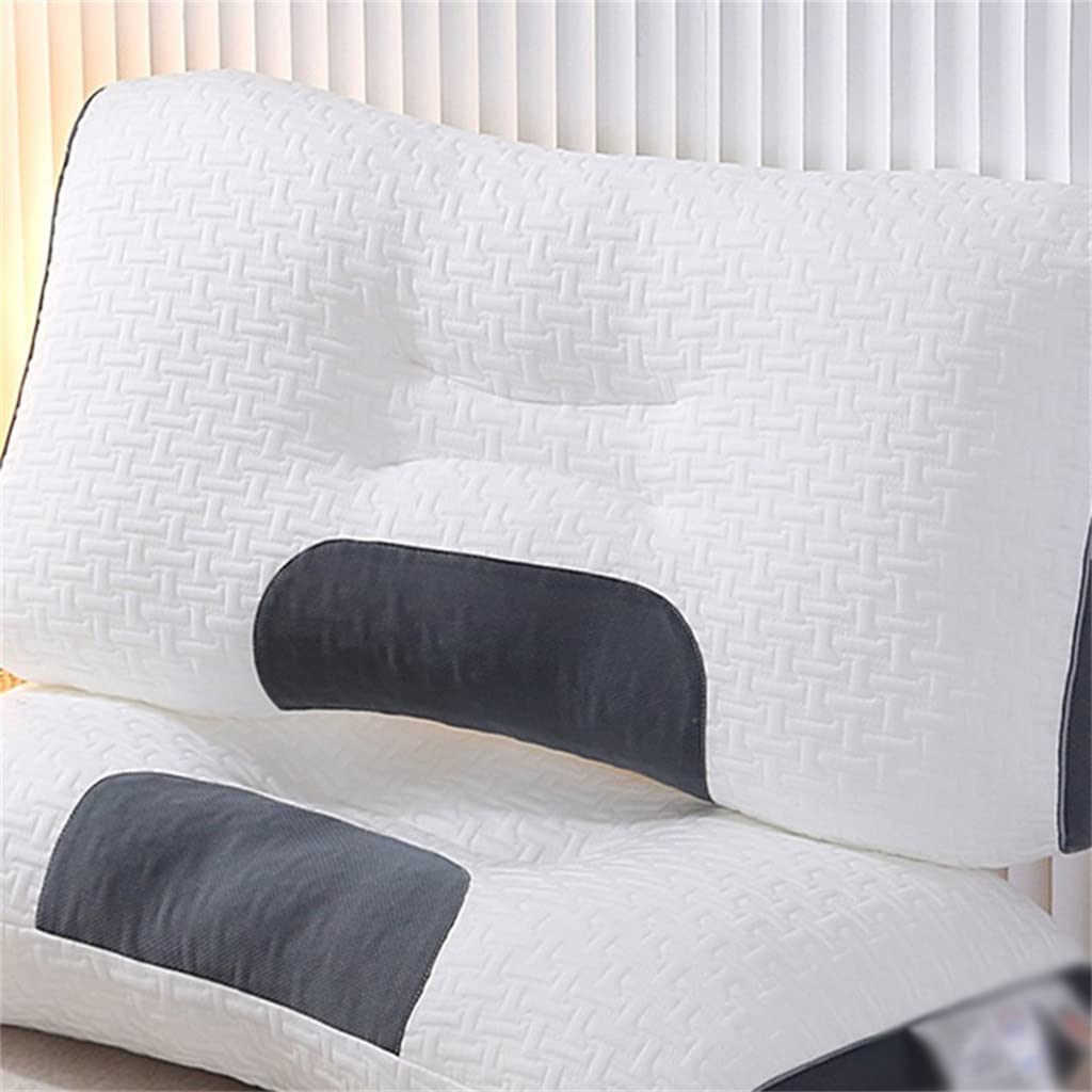 EDFGVH Care Neck Protection Knitted Cotton Pillow Core Single Adult Will Pin