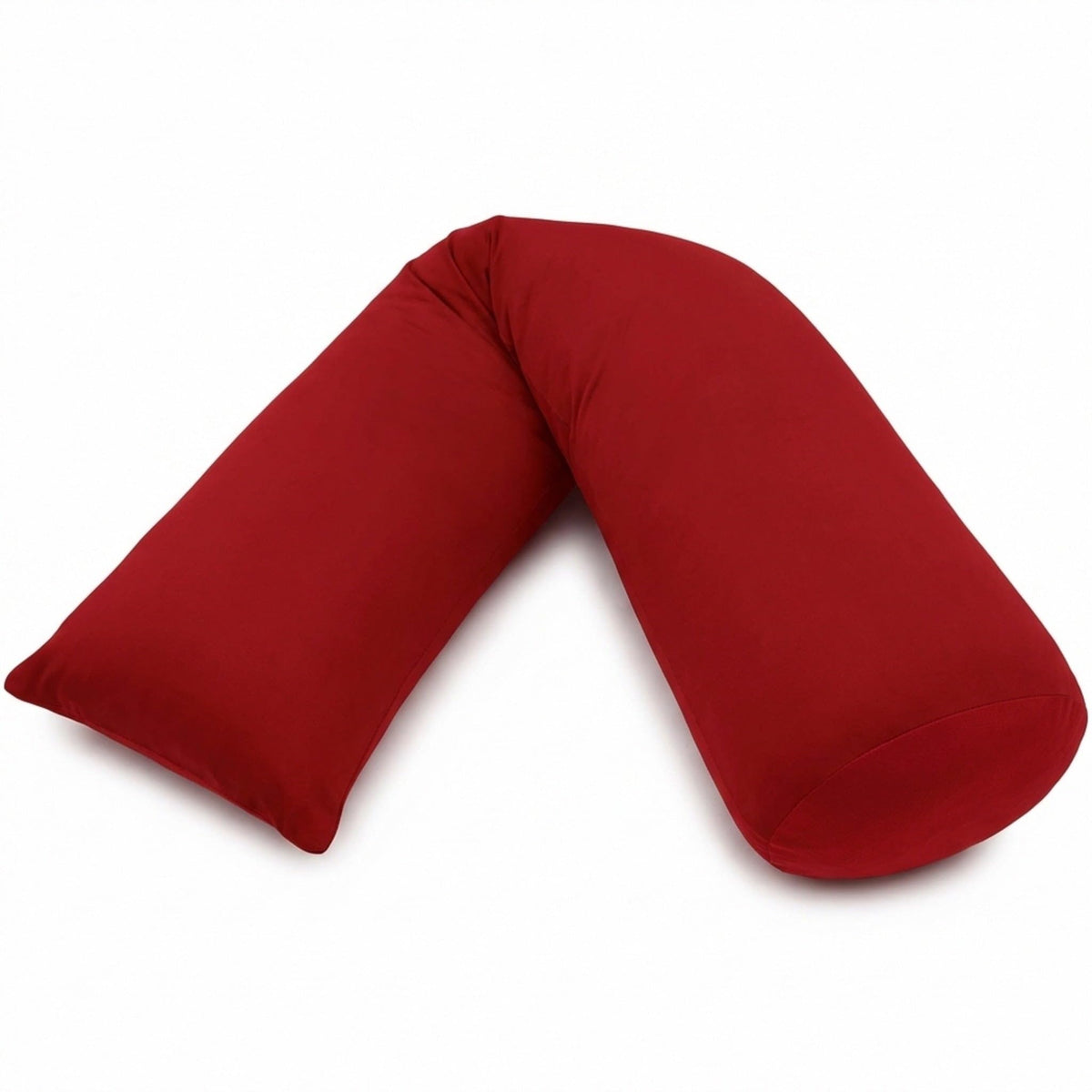 Microbead Body Pillow – Soft Pregnancy Support, 47" × 7"