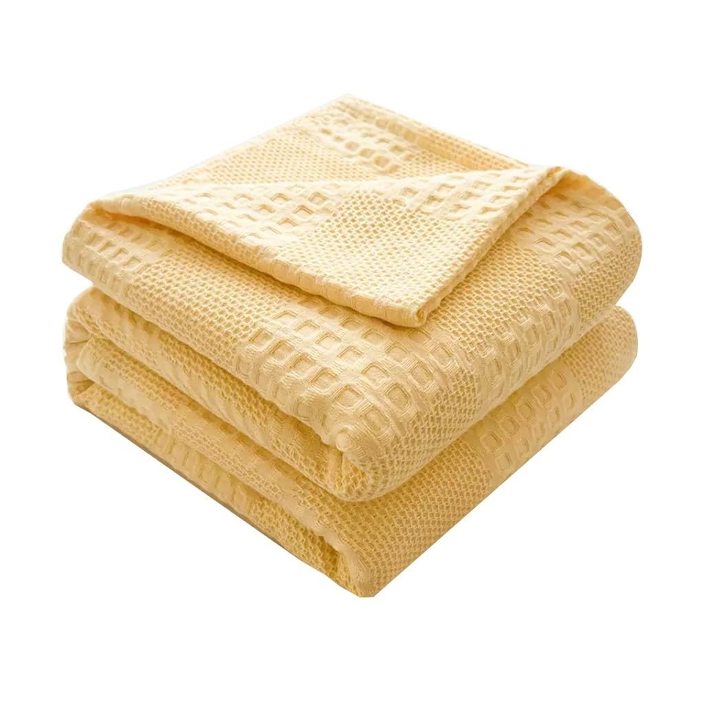 Lightweight Woven Cotton Blanket – Spring & Summer