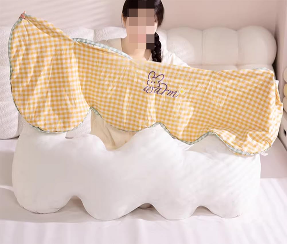 Cotton Long Body Pillow – Side Sleeping & Lumbar Support