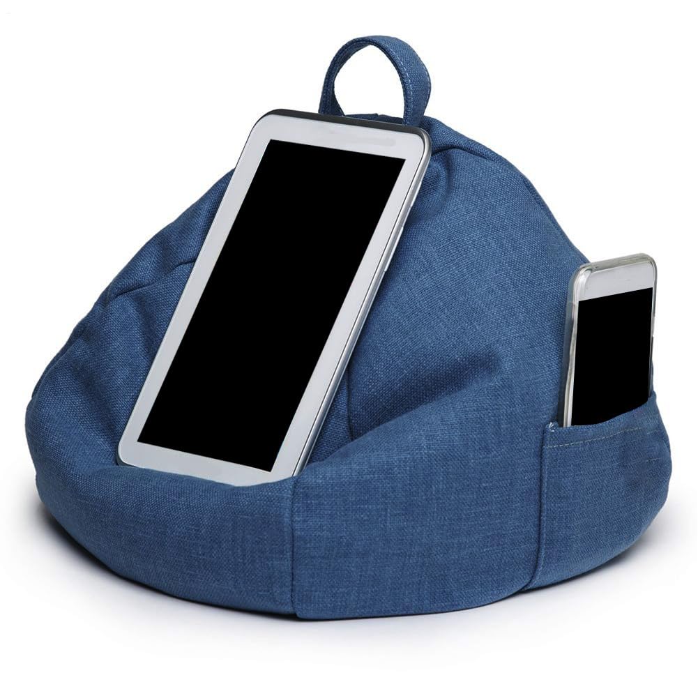 Basyurity Bed Tablet Holder Soft Tablet Stand with Pockets