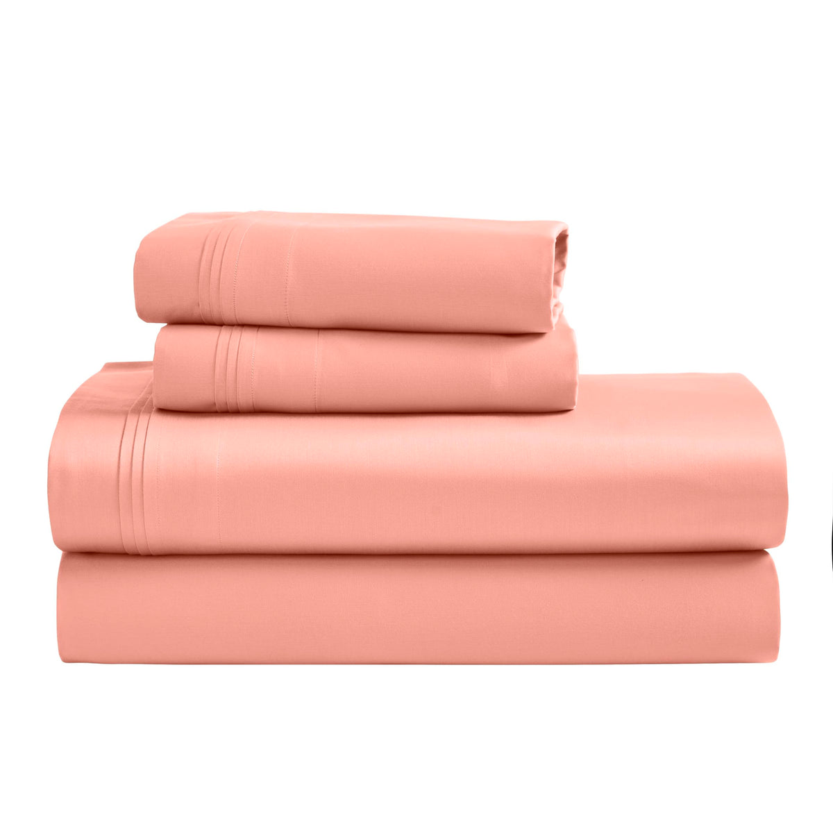 1500 Thread Count Egyptian Cotton 4-Piece Sheet Set – Deep Pocket, Queen, Grey