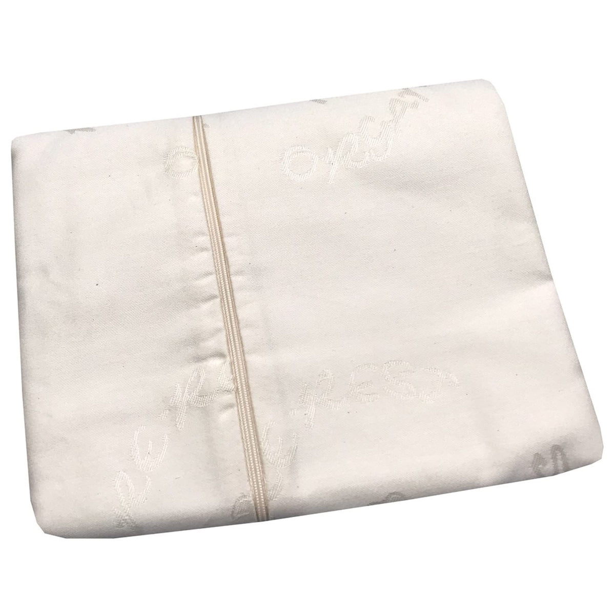 Organic Cotton Zip Mattress Cover Deluxe Damask Queen 6"