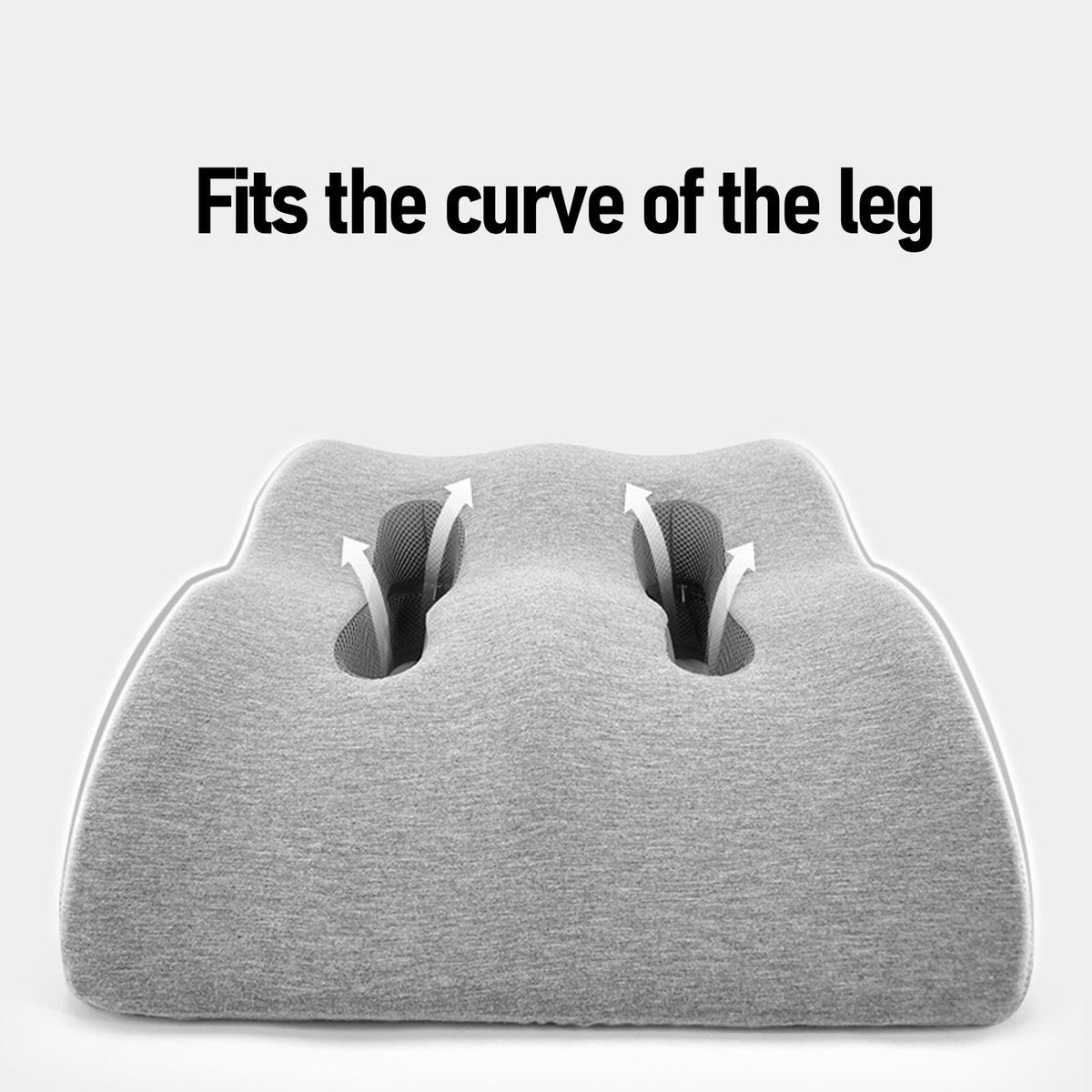 Memory Foam Leg Elevation Wedge Pillow for Knee, Hip & Ankle Support