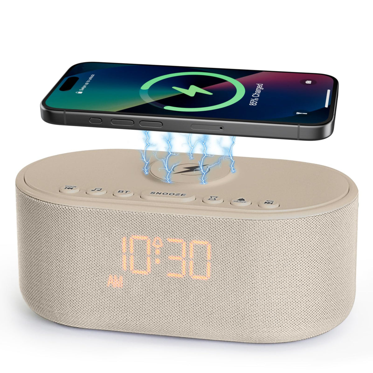 Sound Machine Alarm Clock for Bedrooms