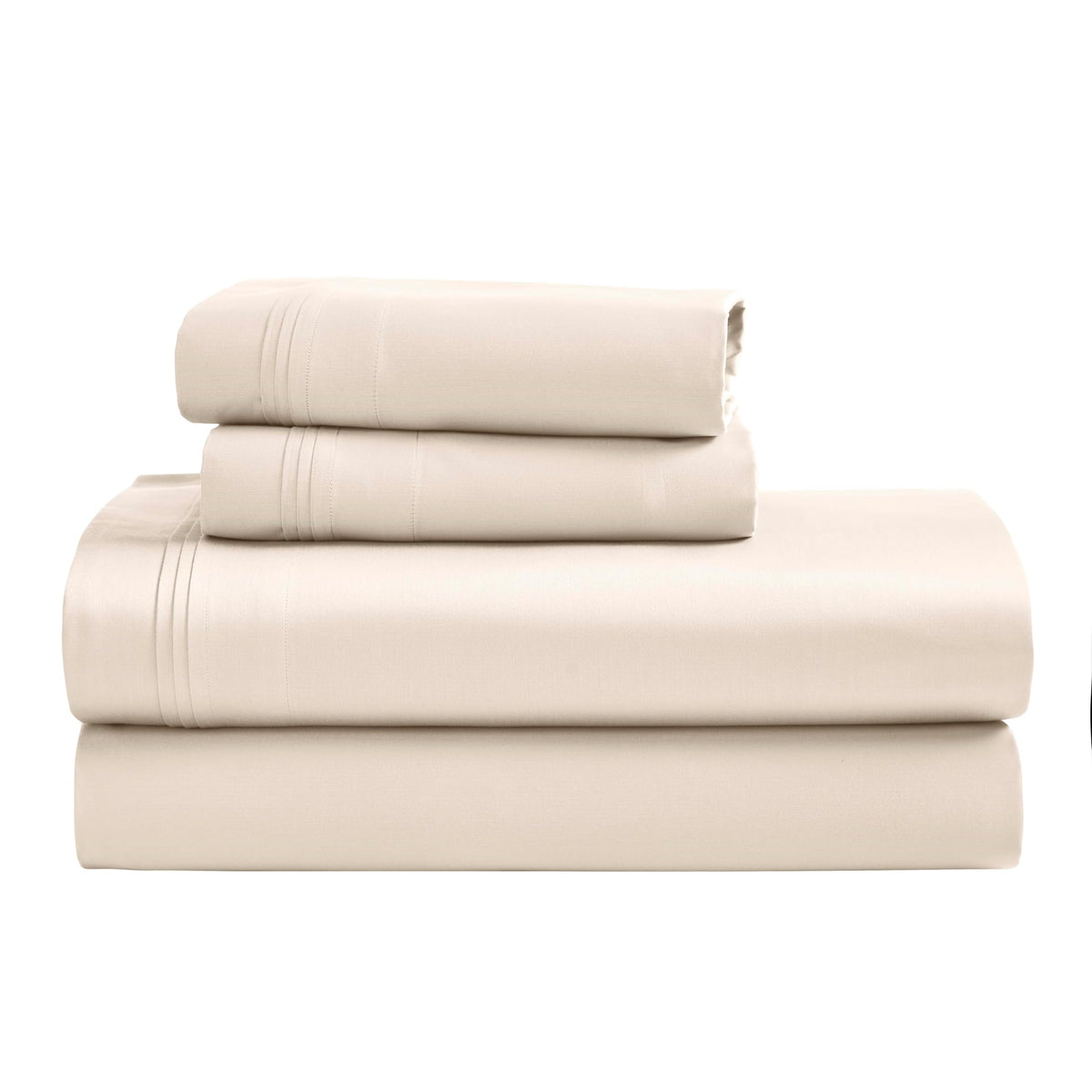1500 Thread Count Egyptian Cotton 4-Piece Sheet Set – Deep Pocket, Queen, Grey