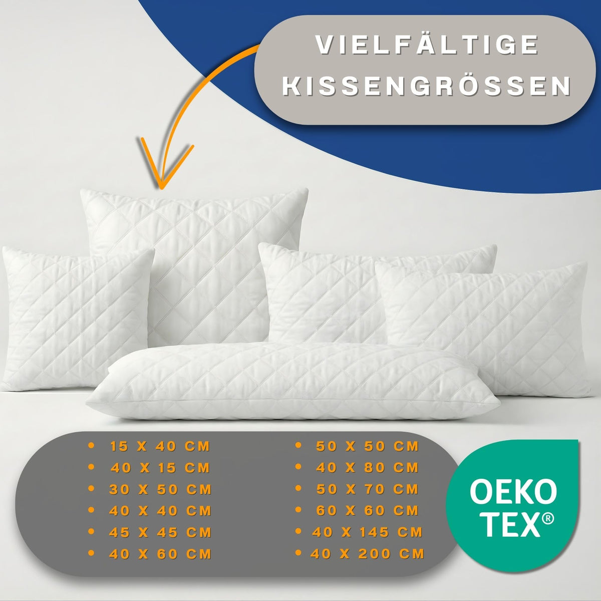 Pregnancy Body Pillow – Long Sleeping Bolster, 40 × 200 cm