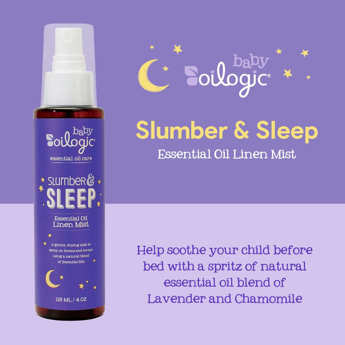 Oilogic Slumber & Sleep Spray for Babies & Toddlers - Baby Essentials